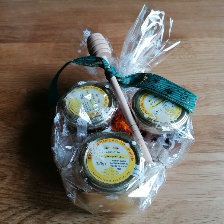Honigset 3er mit Honigheber